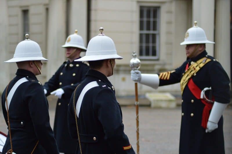 Soldiers represent respect for process and structure